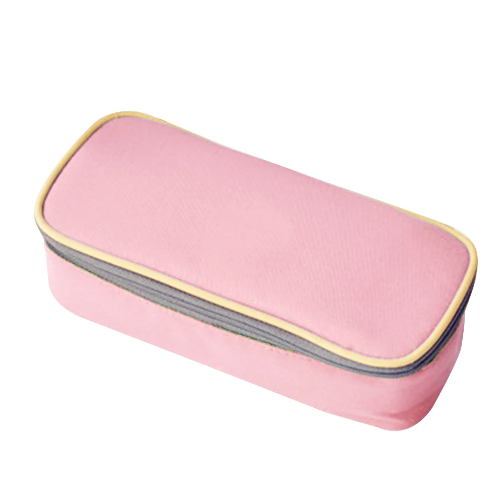 

Compartment Box Professional Pen Case Stylish Multifunctional Lightweight Zipper Closure Durable Scratch Proof Large Capacity
