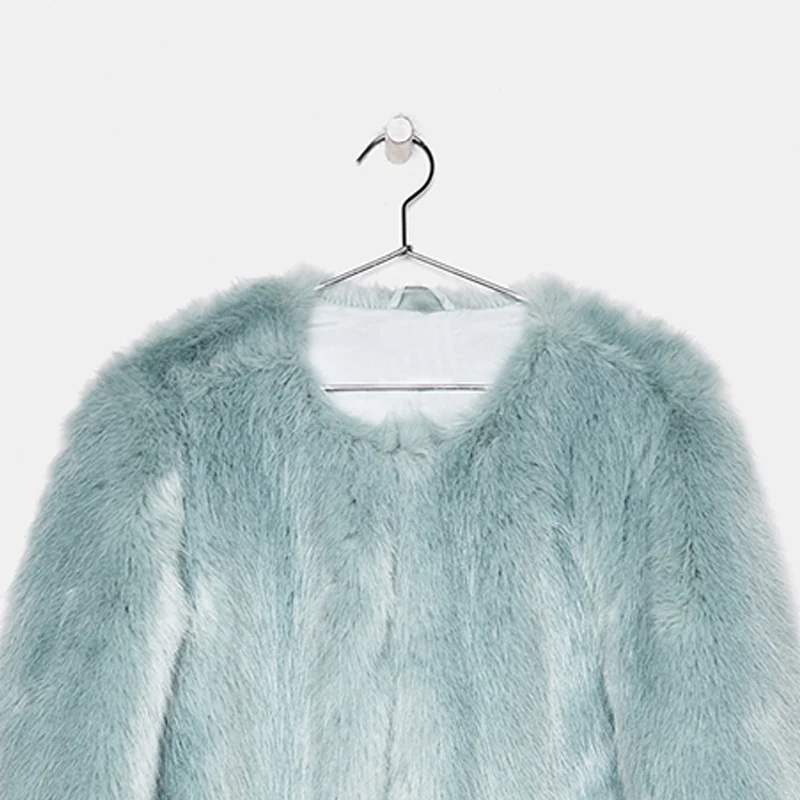 Зима ZA, одноцветные пальто из искусственного меха, женские толстые теплые приталенные меховые пальто и куртки, верхняя одежда, зимние пальто для женщин cwf0128-5