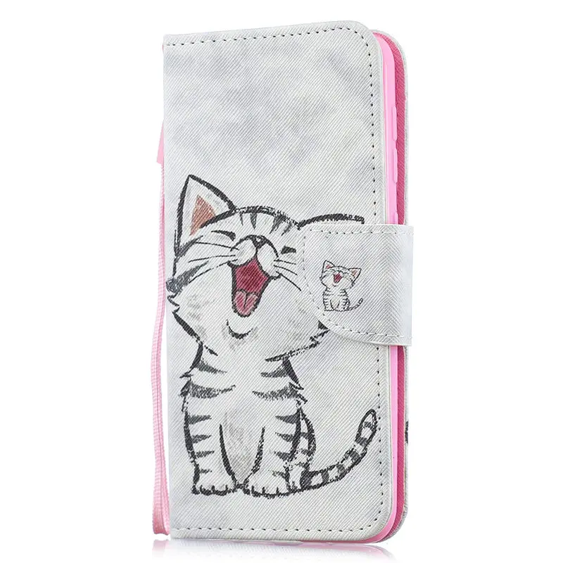COOLY кожаный бумажник флип чехол для samsung Galaxy Note 8 9 задняя крышка на S10 Plus S10e S9 S8 S7 Edge Cat Leaf мраморный чехол для телефона - Цвет: Style 12