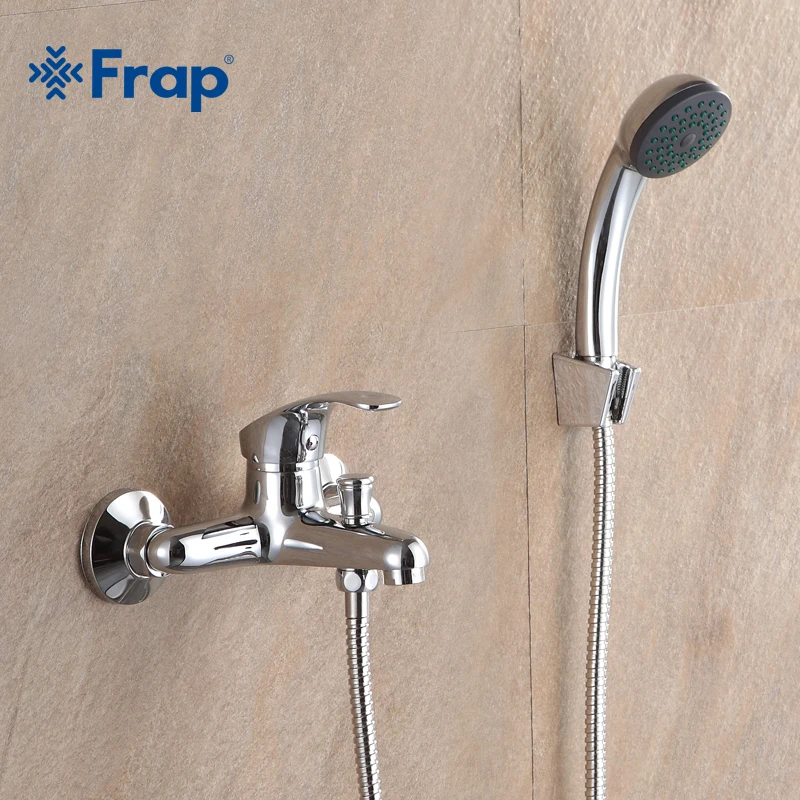 Billige Frap Klassische Badezimmer Dusche Wasserhahn Bad Wasserhahn Mischbatterie Mit Hand Dusche Kopf Set Wand Montiert F3036 F3037 F3013 F3015