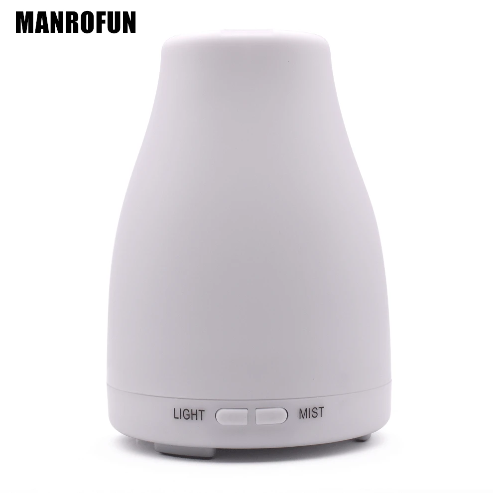 

MRF-014 120ml Ultrasonic Humidifier Aromatherapy Cool Mist With Color LED Lights essential oil diffuser Waterless Auto Shut-off