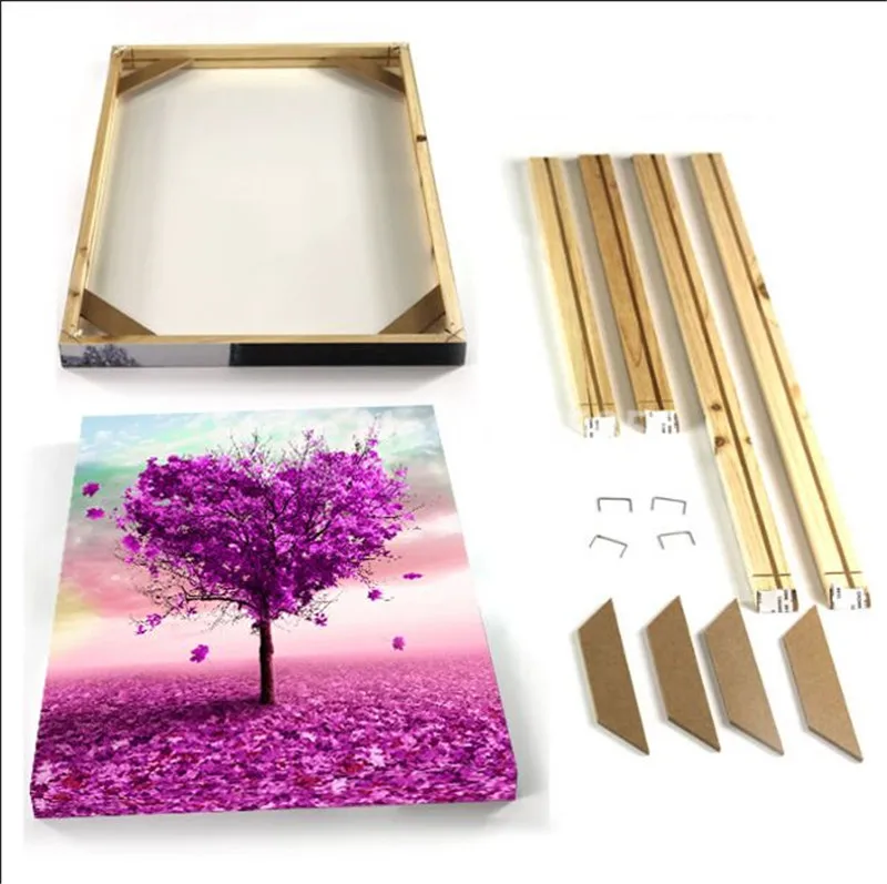

DIY Customized Stretch Wooden Frame For Canvas Oil Painting Home Decor For Living Room Without Painting In High Quality
