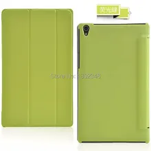 Ультра тонкий чехол-книжка из искусственной кожи Funda чехол для телефона рукав чехол сумка чехол для lenovo TAB S8-50 S8-50F S8-50LC 8 дюймов планшет