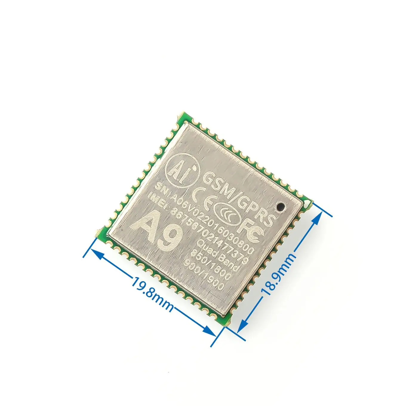 

GPRS module + GSM module A9 module \ SMS \ voice \ wireless data transmission IOT Artificial Intelligence (Sample experience)