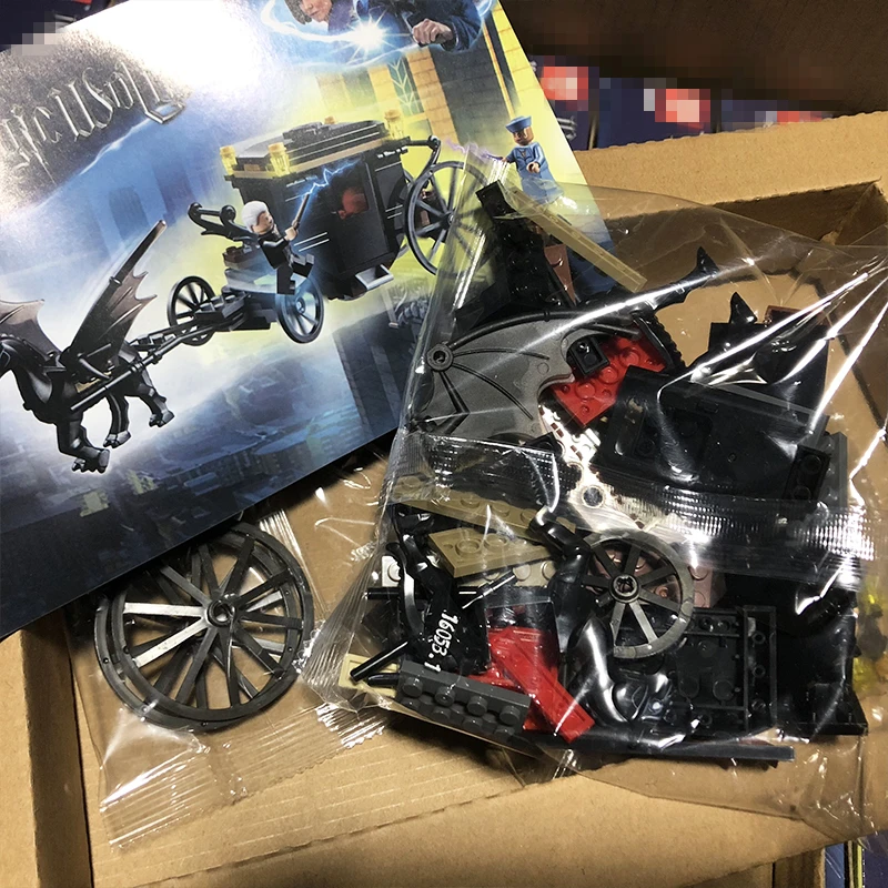 

New Harri Potter Movie Grindelwald`s Escape Set Compatible Legoing Hari Protter 75951 Building Blocks Model Toys Christmas Gifts