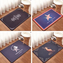 Alfombra Vintage de estilo americano con estampado familiar para sala de estar dormitorio salón decorativo alfombra de suelo antideslizante suave alfombra cómoda