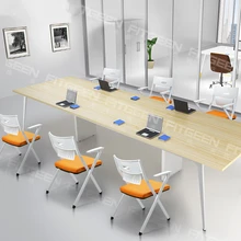 Современные Дизайн складные персонал встречи обучение стул Портативный простой офисный компьютер стул обучение студентов игровые кресла 2 шт./лот