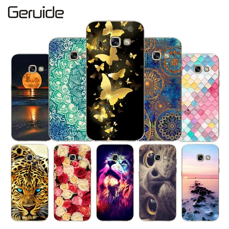 

Geruide Case For Samsung Galaxy A5 (2017) SM-A520F A5200 5.2" Case, Soft Silicon TPU Cover Case For Samsung A5 2017 Phone Cases