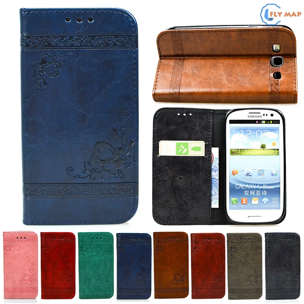 Flip Coque For Samsung Galaxy S3 S 3 SIII Neo Mobile Phone Leather Case Cover For GalaxyS3 I9301i GT-I9301i GT-I9300 GT-I9300i