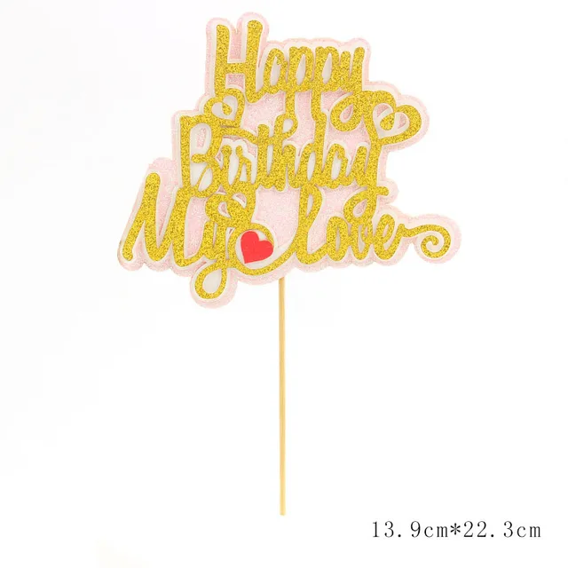 View Happy Birthday My Love Cake Topper Background