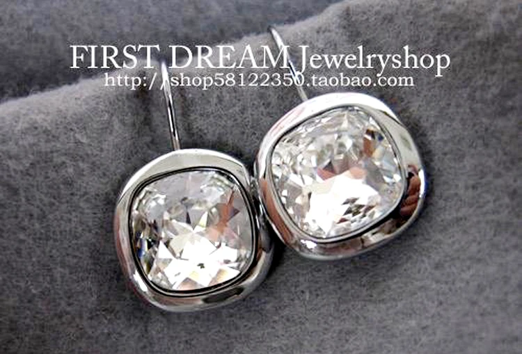 Горячая Распродажа модные DYRBERG/KERN изысканные сверла маленькие квадратные серьги с кристаллом