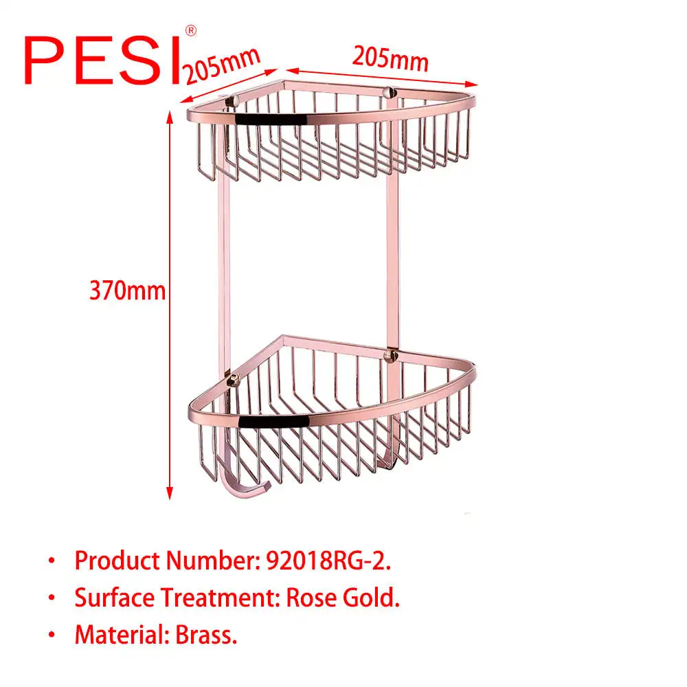 Латунный набор аксессуаров для ванной комнаты, крючок для халата, вешалка для полотенец, барная полка, держатель для бумаги, держатель для зубной щетки, аксессуары для ванной комнаты, розовое золото - Цвет: Темный хаки