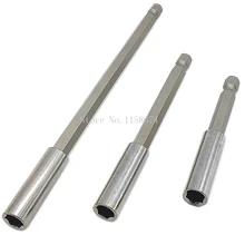 3 шт. набор магнитных шестигранных отверток, держатель для бит, быстрая замена, Отвертка с шестигранным хвостовиком 1/", удлинитель 75 мм, 100 мм, 150 мм, Длина