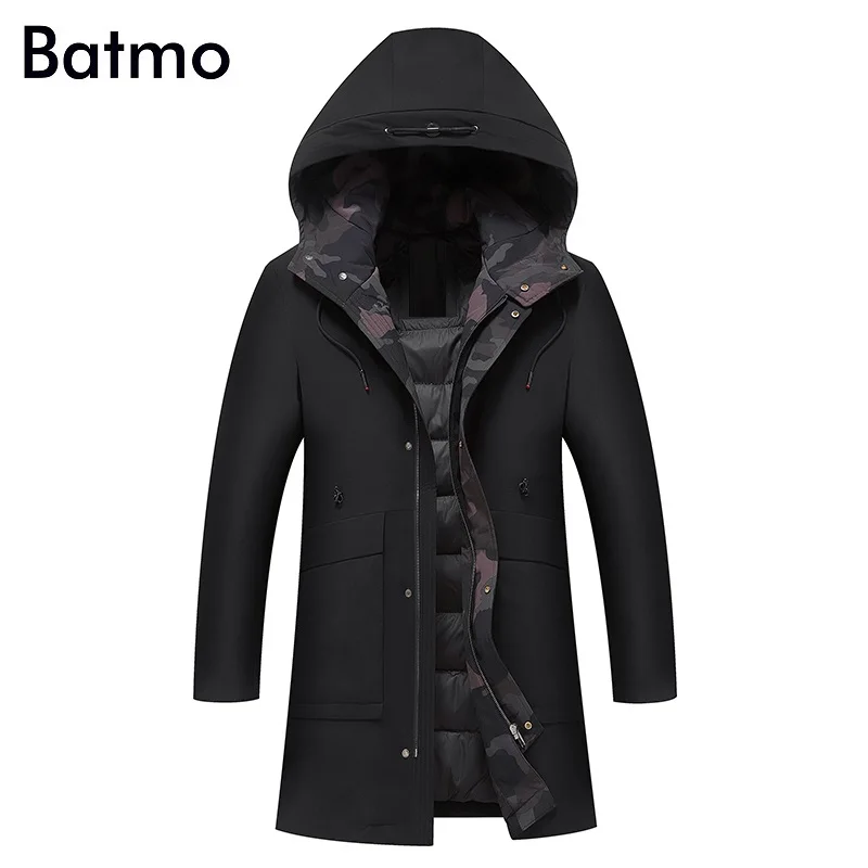 BATMO 2018 Новое поступление Зима Высокое качество теплый 90% белый утиный пух с