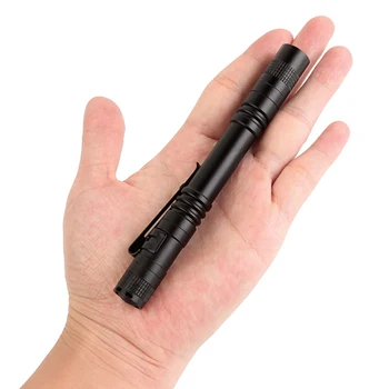 

Pen Light Mini Portable 5w LED Flashlight Penlight 1 Switch Mode 1000 Lumens Powerful led flashlight for Camping Hiking Outdoor