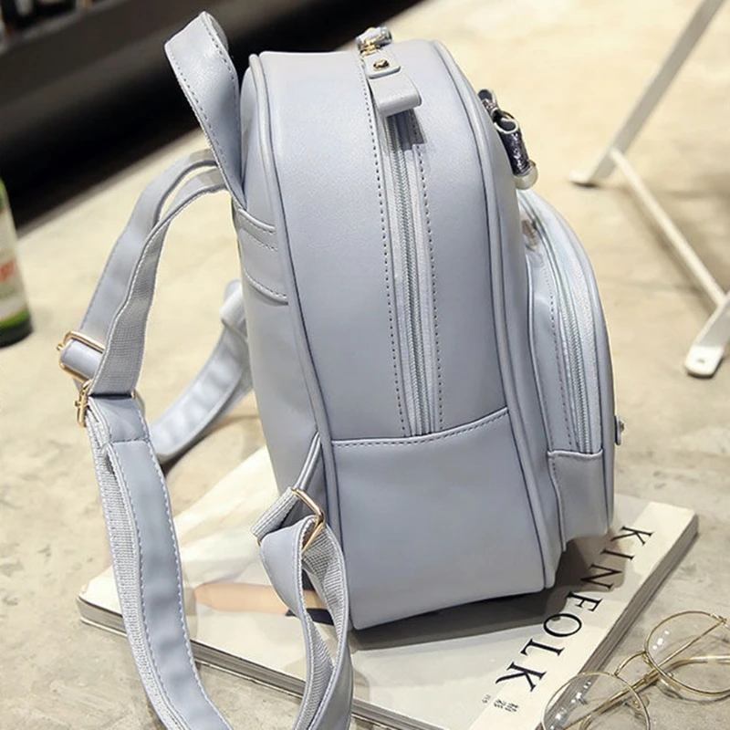 

Girls Women's Cute 102302 Cat Travel Shoulder Bag Bowknot Backpack School Rucksack Bags