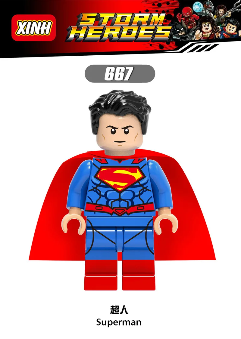 

Legoing super hero Super Man Woman Batman Super Man Building Blocks Toys
