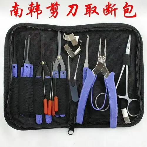 

KLOM Broken Keys Removal Kit Set Locksmith Tools Taken The Broken Keys Easily Out Of Lock Locking Repair Tools Pack