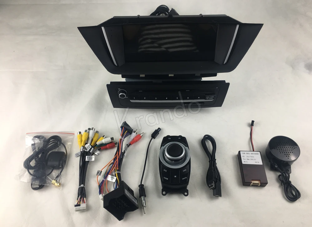 Sale Krando Android 8.1 9" (no dvd) car audio navigation gps for BMW X1 E84 2009-2013 radio multimedia entertainment system OBD2 15