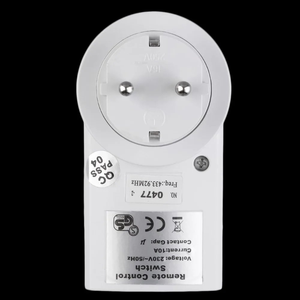 Беспроводной пульт дистанционного управления домашний дом розетка выключатель света розетка 1 пульт дистанционного управления ЕС разъем BH9938-1 DC 12 В