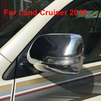 

Chrome Rearview Side Mirror Cover Trims For Toyota Land Cruiser V8 LC200 Accessories