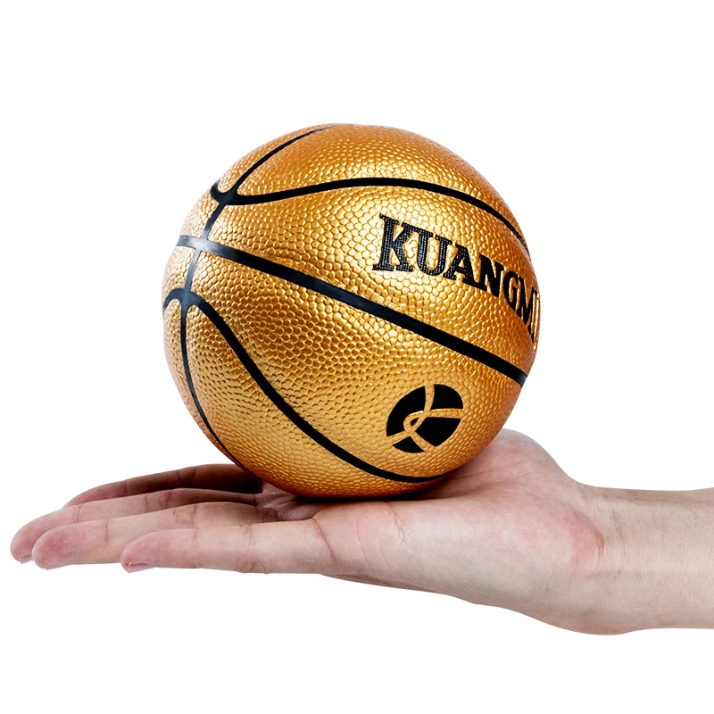 Kuangmi мини игры для детей Баскетбол мяч Высокое качество памятной мяч день Благодарения Рождественский подарок