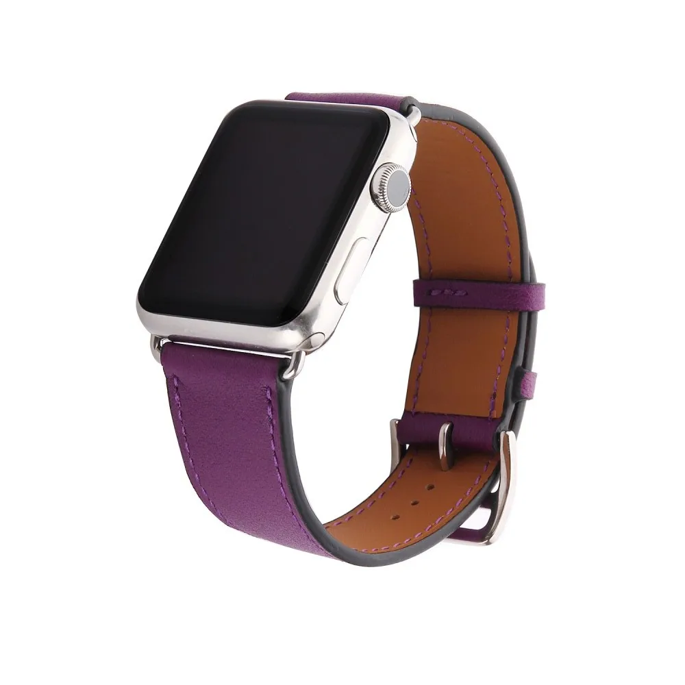 Genuine Leather strap For Apple watch band apple watch 5 4 3 band 44mm/40mm Iwatch series 5 4 3 2 1 42mm 38mm bracelet watchband