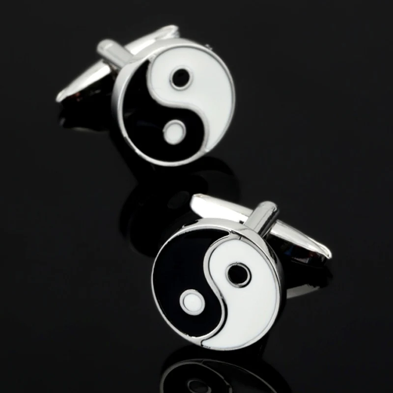 

Free shipping, new Tai Chi Bagua Cufflinks fashion men's shirt Cufflinks senior designer exclusive jewelry button gift