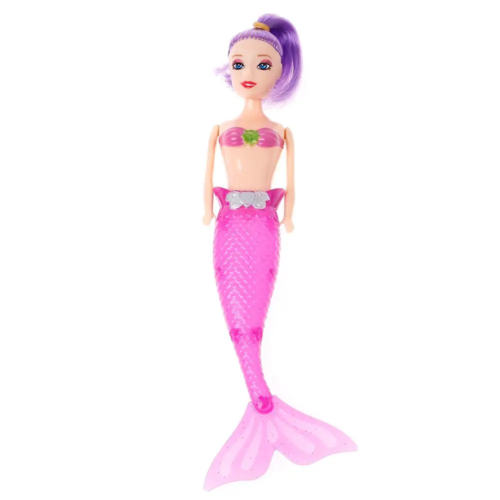 Wasserdichte LED Puppen Meerjungfrau Schwanz Kleid Kinder Spielzeug Geschenke 