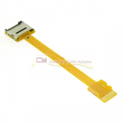 1 шт./Micro SD карты памяти TF Комплект мужской женский мягкий плоский кабель FPC удлинитель 10 см