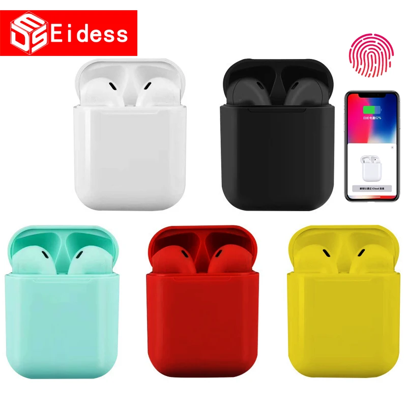 

i18 TWS Bluetooth 5.0 Earphones Wireless Headphones Blutooth Earphone Handsfree Headphone Sports Earbuds Headset Phone earphone