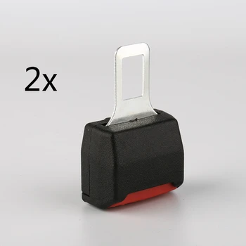 

2x Universal Car Seat Belt Safety Buckle Seatbelt Clip Extender Extention Buckle Car Belt Socket Buckle