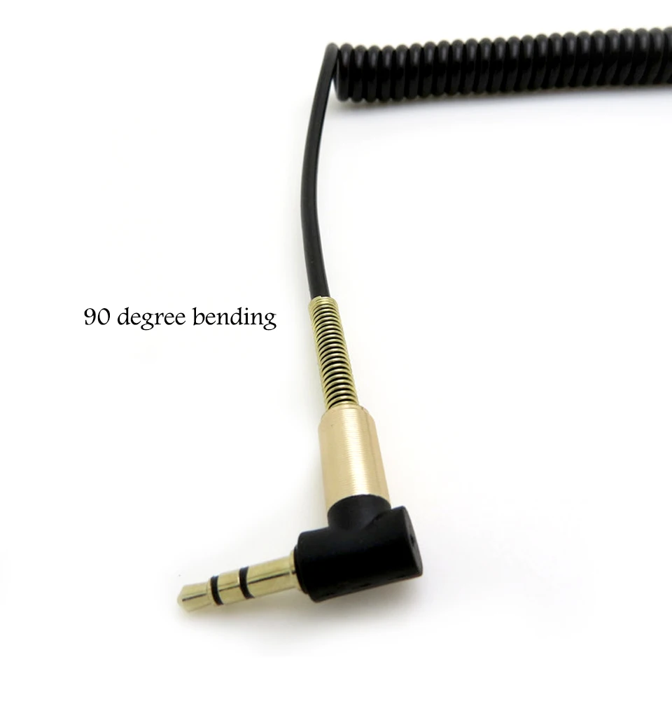 Flexible 3.5mm Car Jack Audio Aux Cable Male to Male Extend Stereo Scalable For Cellphone MP3 mp4 Mobile Phone About 1 (13)