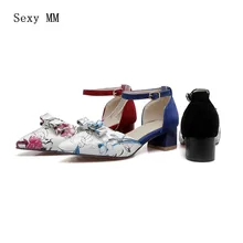 Pumps Women Low High Heels Sandals D’Orsay Shoes Woman High Heel Shoes Pumps Plus Size 33 – 40 41 42 43