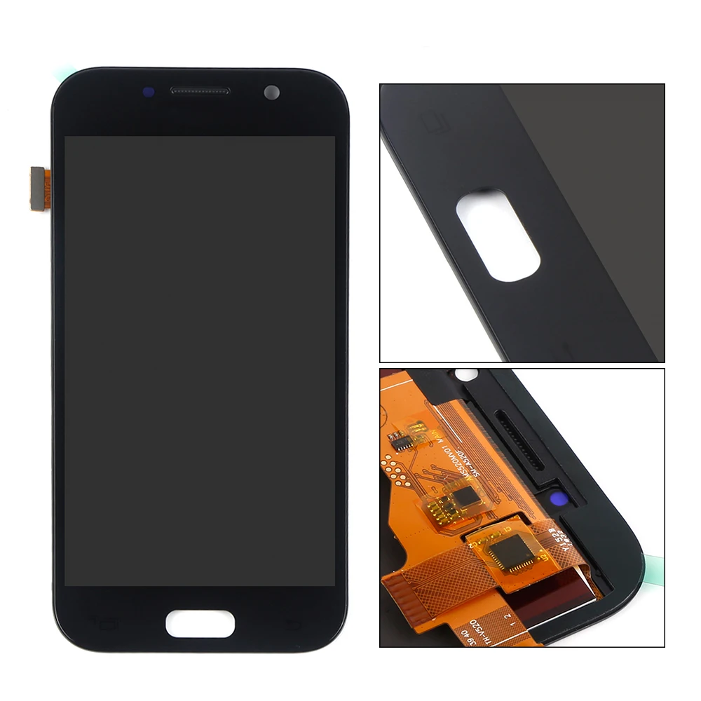 Яркость можно настраивать ЖК дисплей для Samsung Galaxy A5 2016 A510 A510F A510M Дисплей Сенсорный