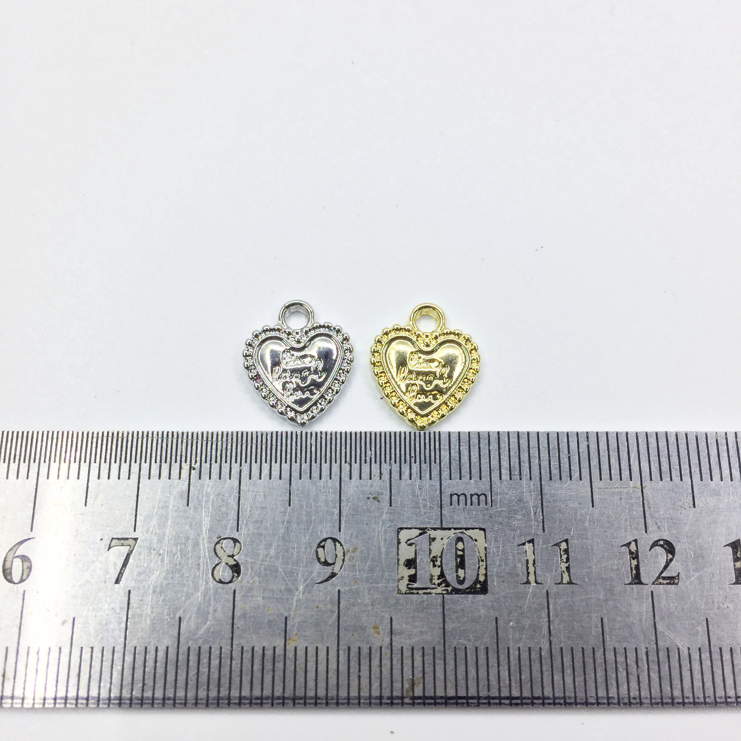 Колье Eruifa из цинкового сплава с надписью Nice Heart 20 шт. 12 мм серьги браслеты