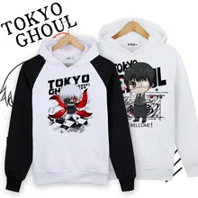 Otoño lindo Kaneki Ken Kirishima Touka tokio Ghoul Cosplay jerseys Anime Harajuku Hoodies hombres mujeres Tops Moleton Masculino