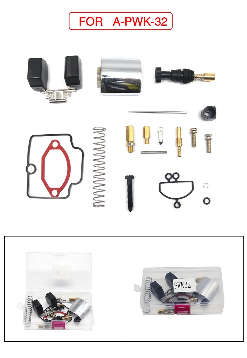 Мотоцикл PWK keihin Карбюратор запасные части с jet 24 26 28 30 32 34 36 38 40 мм ремонтные комплекты для KOSO OKO Mikuni карбюратор