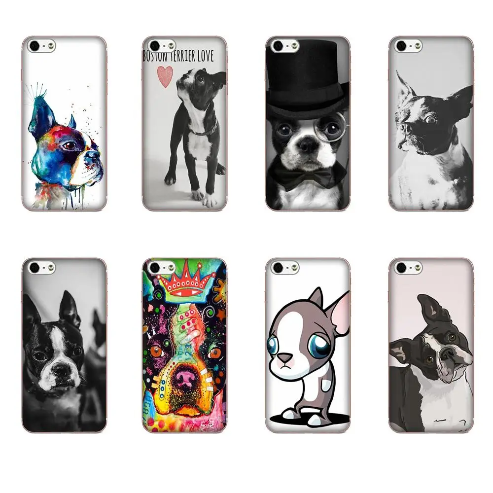 Boston Terrier Dog Puppies мягкий сотовый телефон для Galaxy Alpha Core Note 2 3 4 S2 A10 A20 A20E A30 A40 A50 A60 A70 M10 M20
