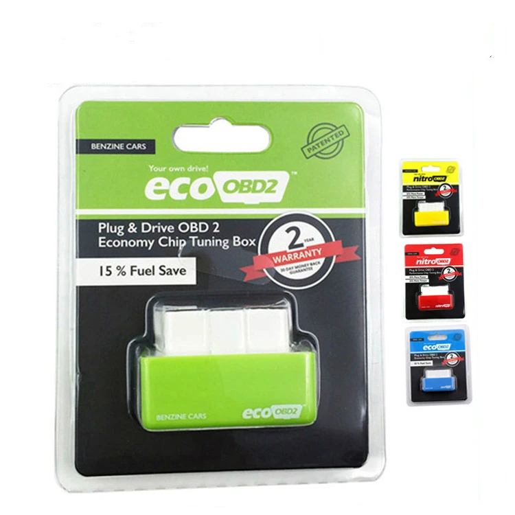 

Plug and Drive ECOOBD2 Economy Chip Turning Box 15% Fuel Save OBD2