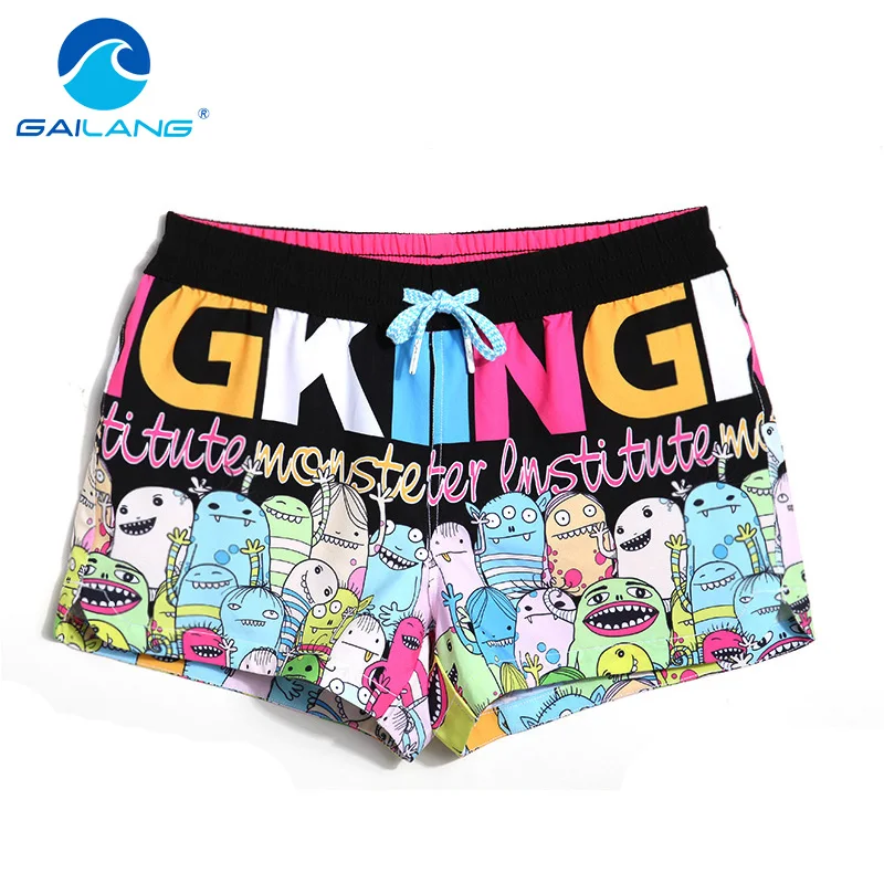 

Gailang Brand 2017 New Women shorts Trunks Woman Swimwears Swimsuits short bottoms boardshorts bermudas masculina de marca