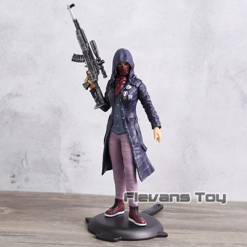 

Player Unknow's BattleGrounds Female Player Faith Suit Ver. PVC Figure Doll PUBG Model Toy Collection