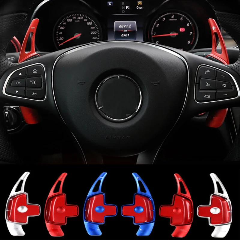 

For Mercedes Benz A B C E S class GLC CLA CLS GLE GLS GLK Car styling Steering Wheel Paddle Shift Paddle Shifters Accessories