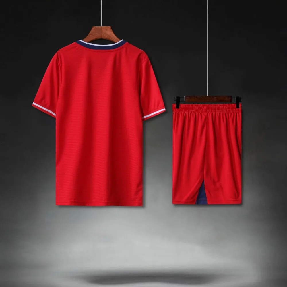 04-15 открыл Молодежный футбол рубашки костюмы дети футбольные Майки#1905 triseven сезон