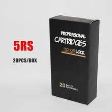 Серые одноразовые иглы картридж 5 круглые шейдеры(5RS) 20 шт./кор