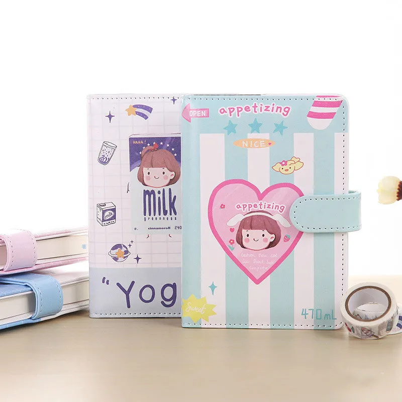 

2019 Korean Version of Kawaii New Sweetheart Girl Gift Box Leather Hand Book Notebook Notebook Pocket Gift for Children