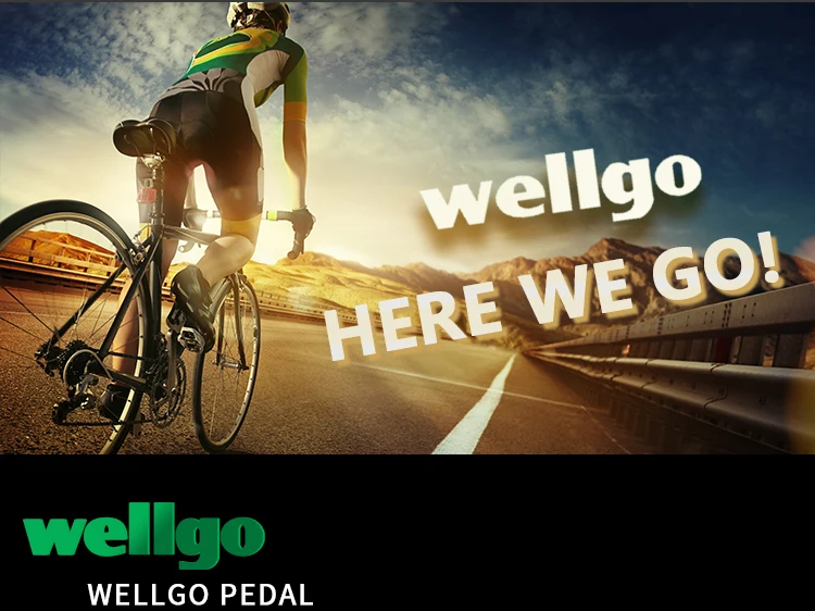 Wellgo W01 MTB Touring велосипедная педаль без клипса, светильник, педаль, 9/16 дюйма, CR-MO, шпиндель, герметичные бутсы, совместимые с SHIMANO SPD 294g