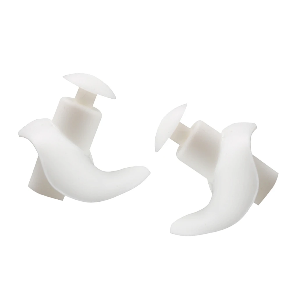Silicone Swimming Earplugs Comfortable Waterproof Ear Plugs Showering with Protective Case for Surfing Traveling Sleeping