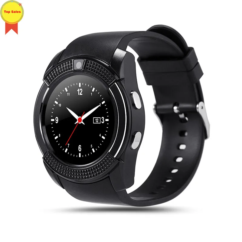 Лучшие продажи 2019 Bluetooth Смарт часы 1 22 дюйма сенсорный экран трекер сна камера