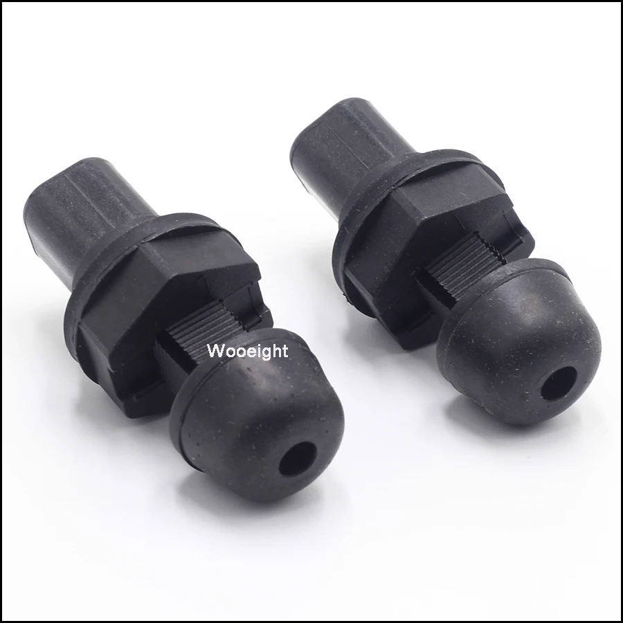 Wooeight 2Pcs Black Adjustable Buffer Block Trunk Lids Rubber Pier Cushioning Pad For 5KD 827 499 For VW Golf 6 MK6 (2)